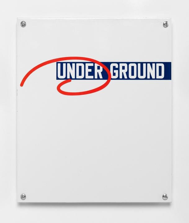 by lawrence_weiner - UNDER GROUND