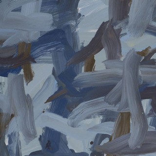 Leah Durner, Untitled (blue grey burnt umber)