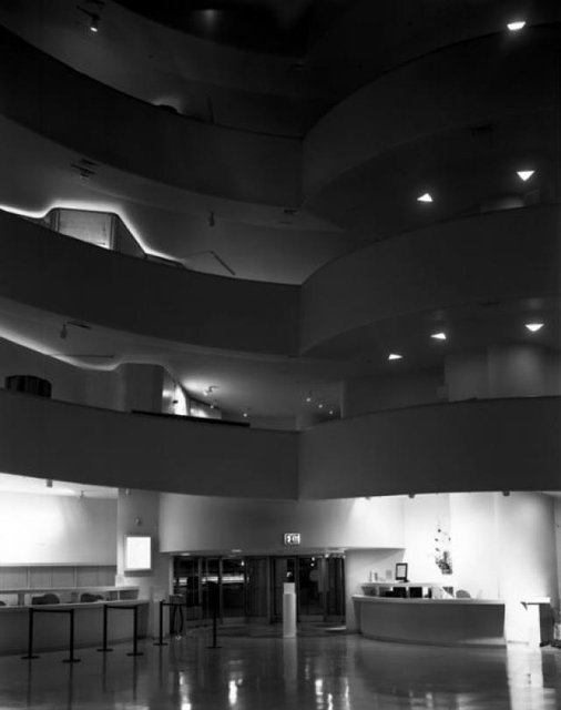 Matthew Pillsbury - Guggenheim Museum, Installation In Progress, October 1, 2004