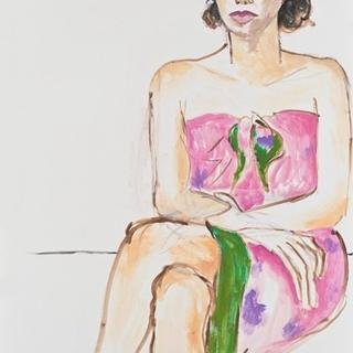 Maxine Smith, Woman in Pink Sarong