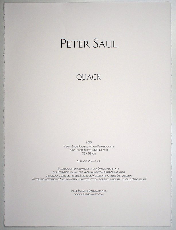 view:3228 - Peter Saul, Quack - 