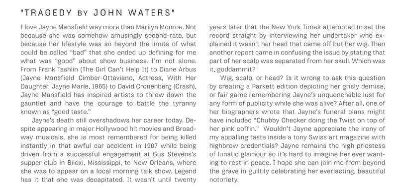 view:2883 - John Waters, Tragedy - 