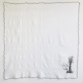Rirkrit Tiravanija, untitled, 2013 (a moment of life concretely and deliberately constructed by the collective organisation of a unitary ambience and a game of events) (handkerchief)