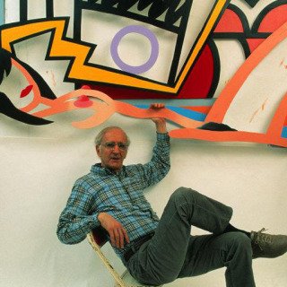 Thomas Hoepker, 1992. Pop artist Tom Wesselmann in his Bowery Studio.