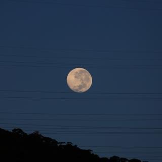 Vik Muniz - Full Moon, Rio de Janeiro, Photograph