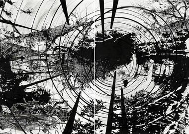 work by Yehudit Sasportas - Vortex of Separation #:3743